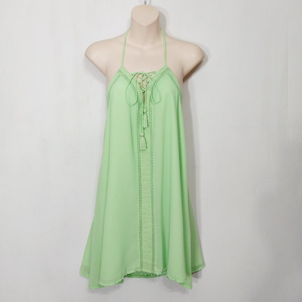 🔵BOGO FREE🔵 NWT Naked Zebra Halter Mini Dress  Sz S
